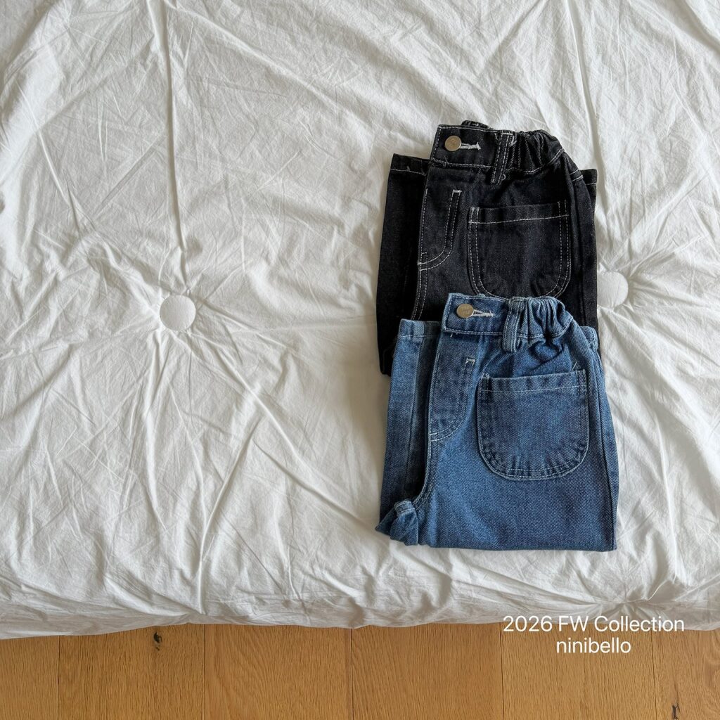 [니니벨로] 페니포켓데님팬츠
