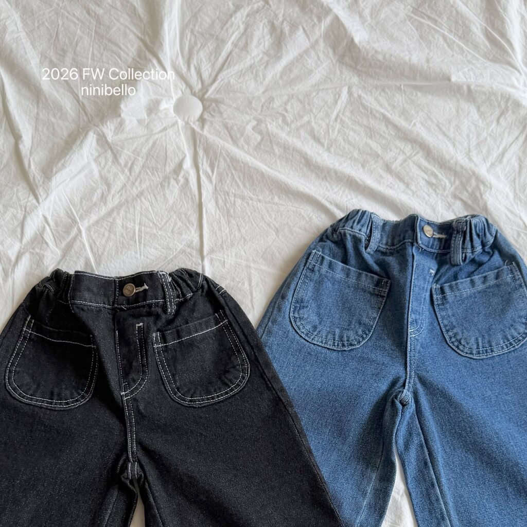 [니니벨로] 페니포켓데님팬츠