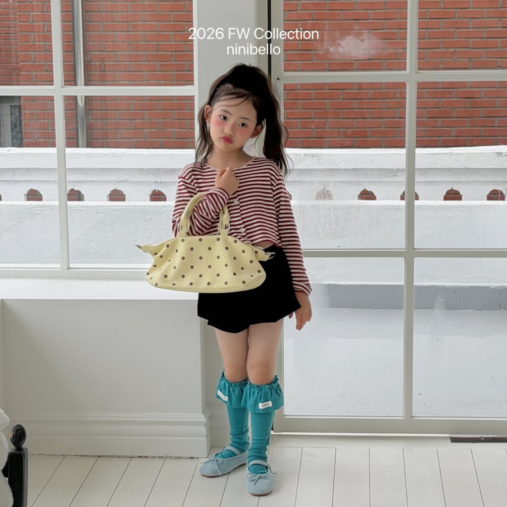 [니니벨로] 로제플리츠스커트