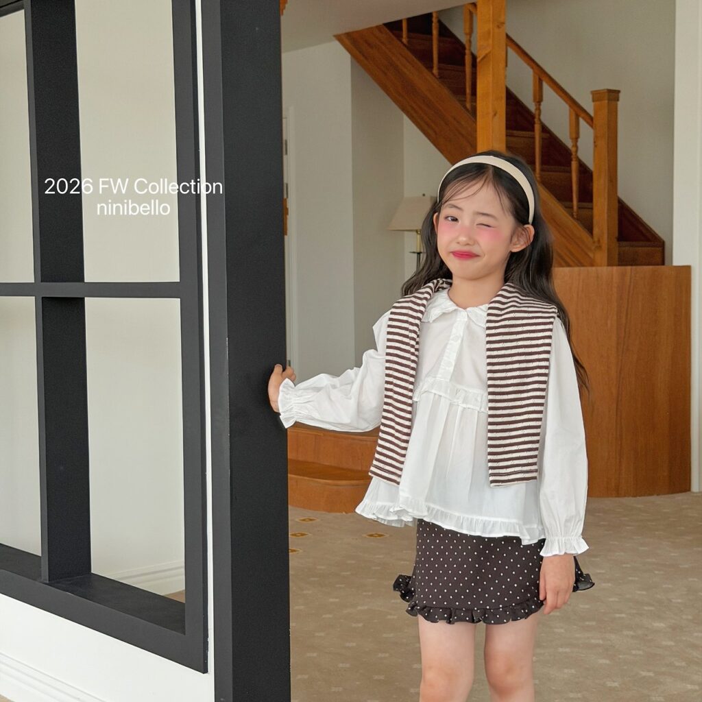 [니니벨로] 웬디카라블라우스